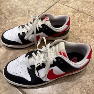 Nike Dunk Low Retro Black/University Red-White